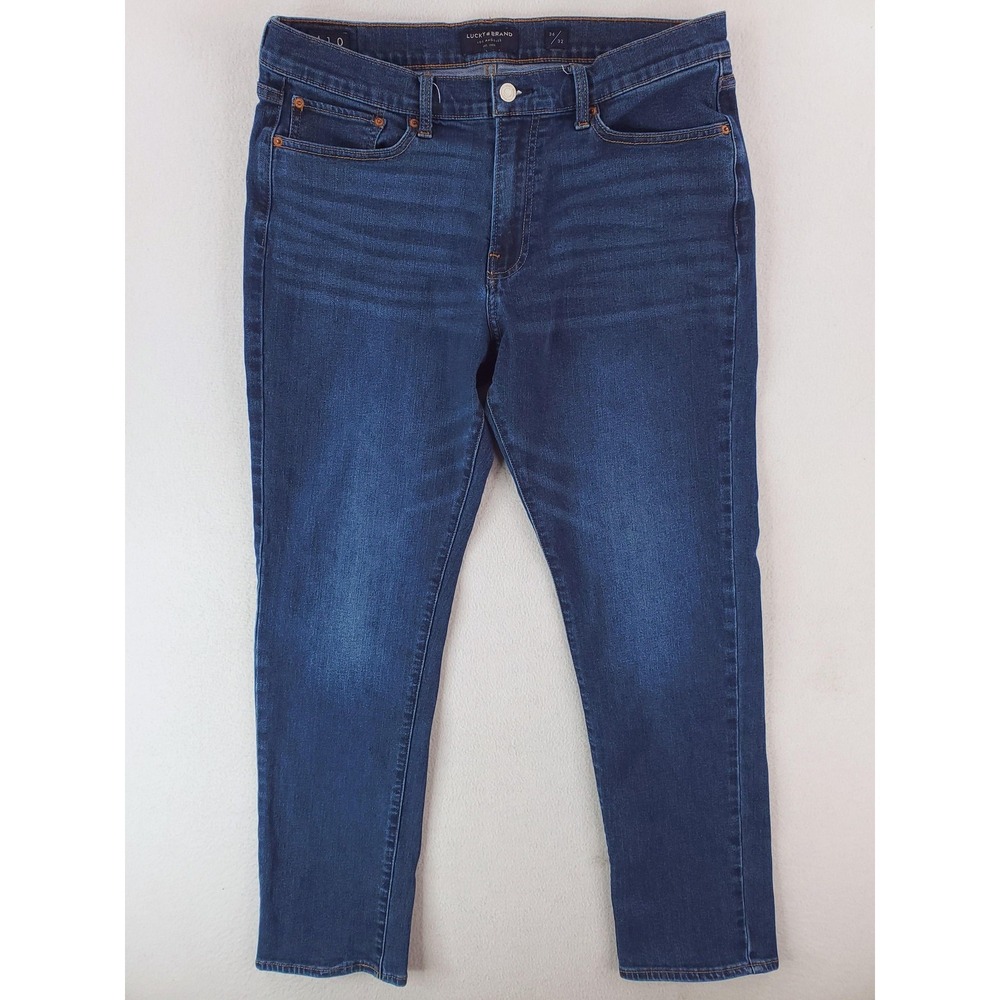 Lucky Brand 410 Jeans Mens 36x32 Blue Athletic Slim Fit Stretch Denim Pants